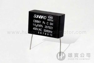 1.5µF_Black_Square (Welded) Running_Capacitor