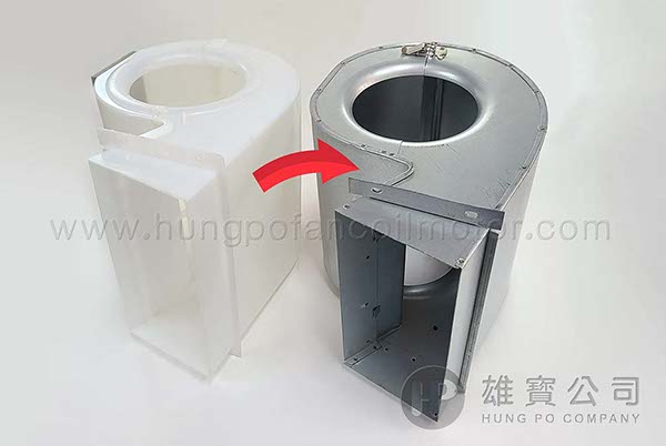 歡迎來樣訂造風輪外殼(塑膠料轉金屬料)
