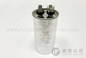 25µF_Aluminum_Case (Male Terminals) Running_Capacitor