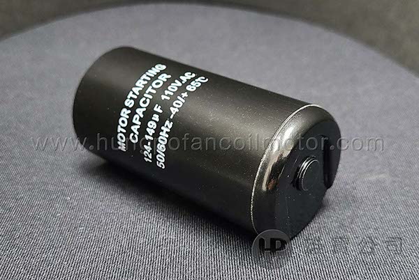 124-149µF Black_Round_(110V) Starting_Capacitor