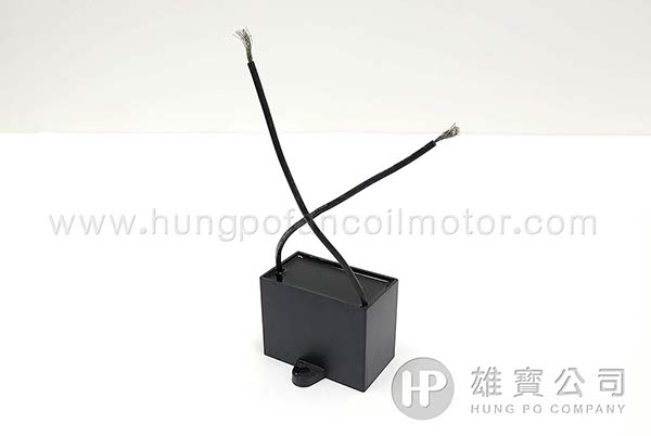 25µF_Black_Square (Wired) Running_Capacitor